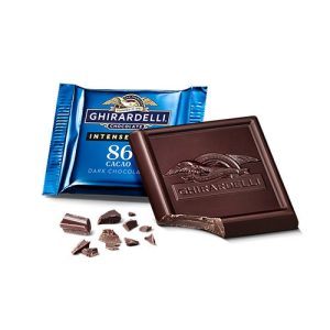 Intense Dark 86% Cacao Dark Chocolate Squares Case Pack (540 ct)