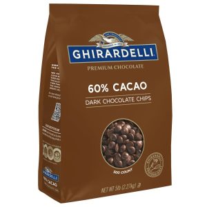 60% Cacao Chocolate Chips 5lb Bag