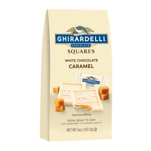 White Chocolate Caramel SQUARES Medium Bag (Case of 6)