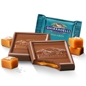 Milk Chocolate Sea Salt Caramel SQUARES Case Pack (430 ct)
